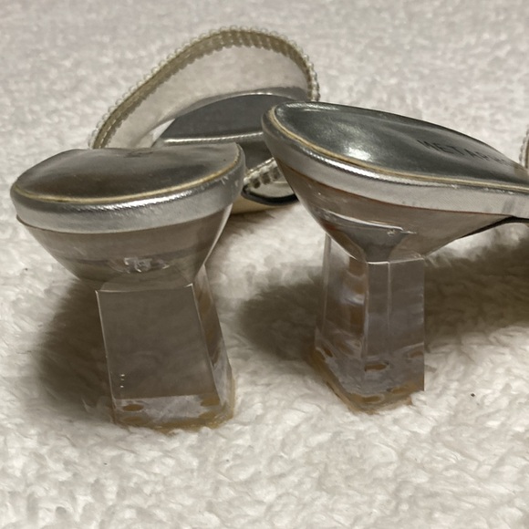 Metaphor Clear Plastic Heels - Picture 4 of 4